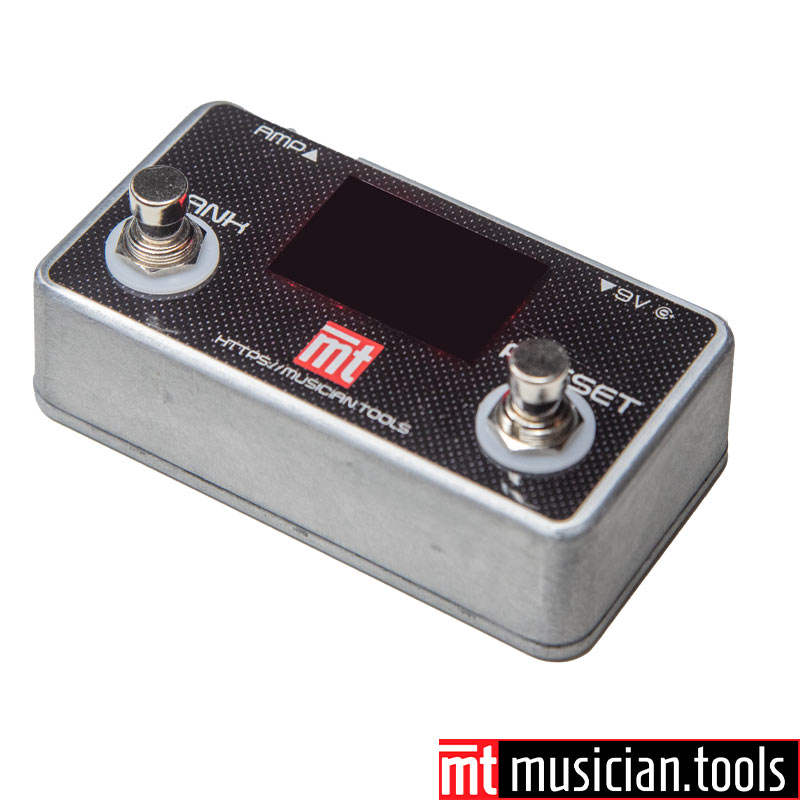 Boss Katana MK1, MK2, Gen3 & Artist footswitch 2 Bank & 2 Channel with Preset Display Side View