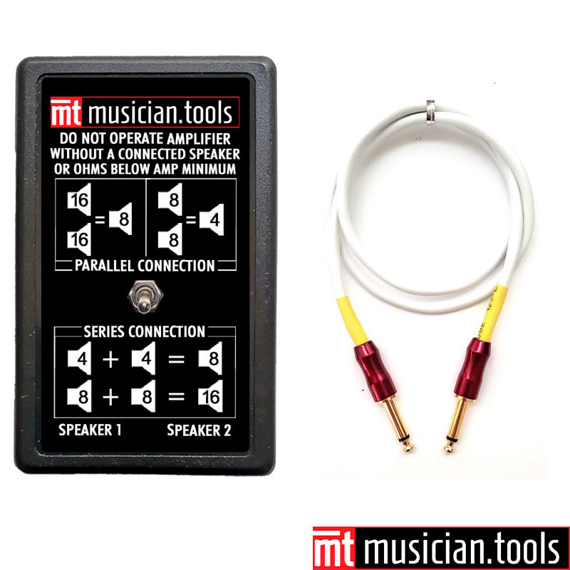 Musician.Tools External Speaker Expander for Guitar & Bass Amplifiers with a Speaker Cable